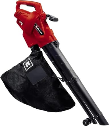 Einhell Aspirateur-souffleur de feuilles GC-EL 3024 E (tube Ø 75 mm, puissance d’aspiration 650 m³/h, fonction broyage (10:1), vitesse de soufflage 240 km/h, 40 L)