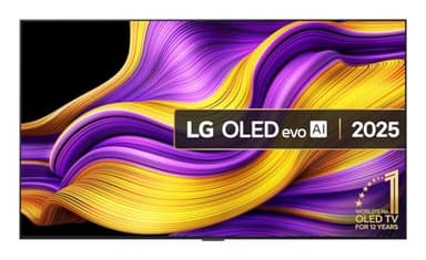 LG OLED65G54LW - TV 65", OLED Evo 4K, Smart TV AI B5, WebOS 25, Dolby Vision et Dolby Atmos, AMD FreeSync, Alexa/Google Assistant, Noir