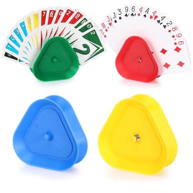 Lot De 2 Porte-cartes En Arc – Mains Libres, Antidérapant, Pour Enfants, Adultes, Seniors, 15 Cartes, Largeur 20 Cm