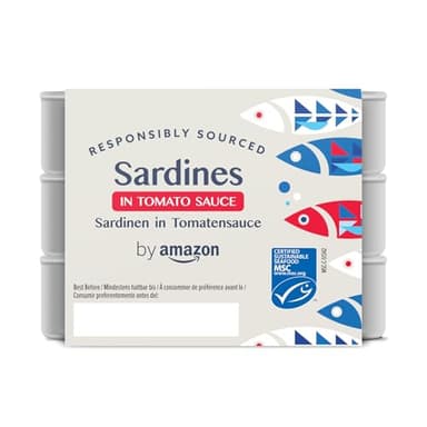 by Amazon Sardines À La Sauce Tomate, 3x125g