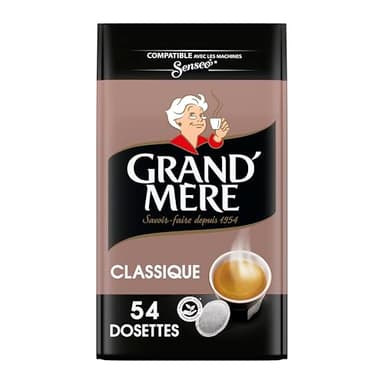 Grand Mère Café 54 Dosettes Classique compatibles Senseo®