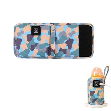 Chauffe-biberon Portable,Chauffe Biberon USB,Réchauffeur de Biberon,Sac Chauffant Biberon,Sac Chauffe-biberon,Chauffe Biberon Voiture et Maison pour les Soins de Bébé à la Maison en Plein Air Voyage