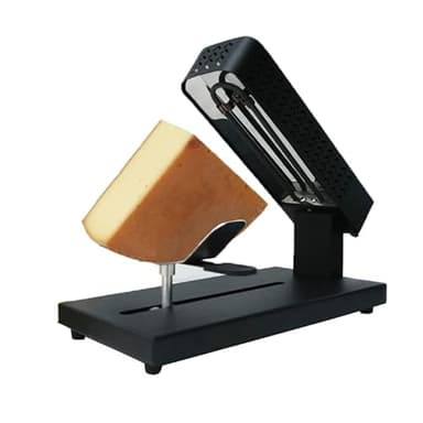 CÉCOA • Raclette Traditionnelle Électrique 400W • Support Fromage Coulissant & Pivotant • Fonte Rapide & Homogène • Appareil à Raclette Authentique • Idéal 6-8 Personnes • Fromage Fondant & Gourmand
