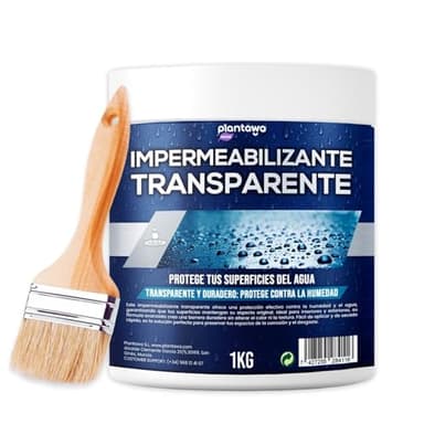 Plantawa etancheite toiture 1kg | Format du gel | Produit hydrofuge invisible, génère un film protecteur, résistant à l'eau et à l'humidité, agent anti fuite imperméable, resine etanche exterieur