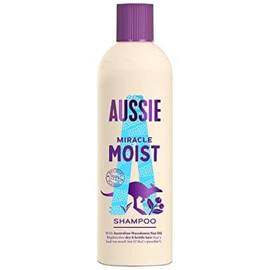 Aussie Miracle Moist Shampooing pour Cheveux Secs/Abîmés 300 ml