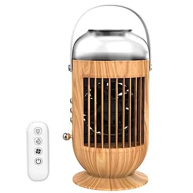 Clim Mobile Sans Tuyau D éVacuation - 3 vitesses réglables Refroidisseur | 400 ml Climatisation Mobile Avec télécommande Utilisé Pour Camping Car, Voiture, Bureau, Chambre, ExtéRieur