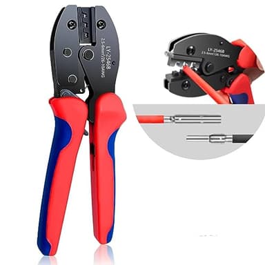 QeeHeng Pince à sertir pour panneau solaire pince à sertir pour câble solaire 2,5/4/6 mm²