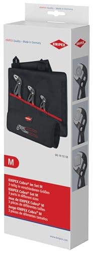 KNIPEX Jeu de pinces Cobra 1 x 87 01 125, 1 x 87 01 180, 1 x 87 01 250 330 mm, 00 19 55 S8