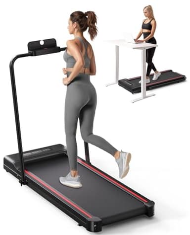Sperax Tapis de Course Pliable, Tapis de Marche 10km/h, Walking Pad pour la Maison Moteur Silencieux