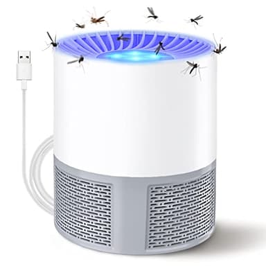 Lampe Anti Moustique, Electrique Anti Moustique Exterieur Intérieur, USB Tue Mouche Electrique Piege a Moustique, Tueur d'Insectes Pas Bruit Tueur de Moustiques Efficace