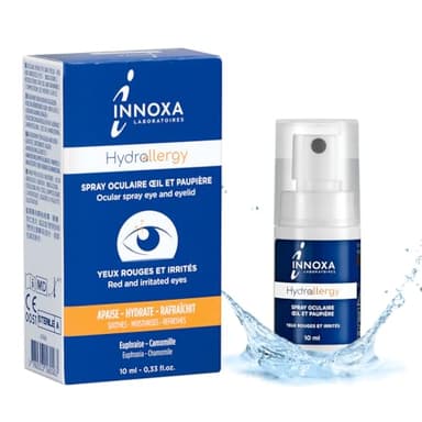 INNOXA Laboratoires - Spray oculaire œil et paupière - Yeux rouges et irrités - Conjonctivite allergique, Irritation, Démangeaisons - Soulagement immédiat - Application Douce et Facile - 10ml