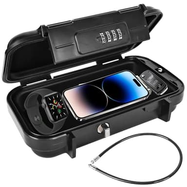 Coffre-fort portable étanche Convient pour les voyages, la plage, le camping, le bureau et la voiture - Gardez vos objets de