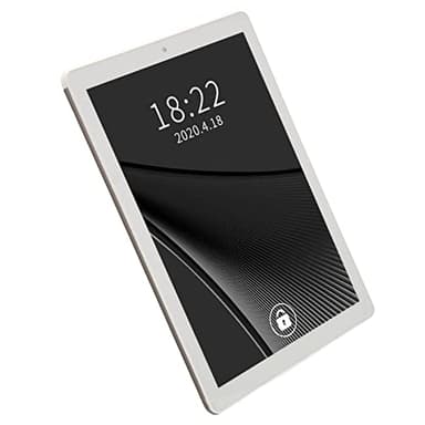 Tablette HD, Double Carte SIM Double Veille Gris WiFi 8 MP Caméra Frontale Octa Core 10 Pouces Tablette 3 Go RAM 64 Go ROM pour Une Utilisation Quotidienne (Prise UE)