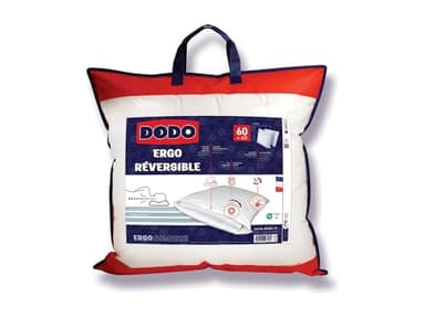 DODO - Oreiller Ergonomique Anti-acariens à mémoire de Forme - 60 x 60 cm - Coeur Adapt