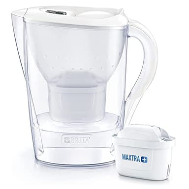 BRITA Carafe filtrante Marella blanche - 1 filtre MAXTRA+ inclus