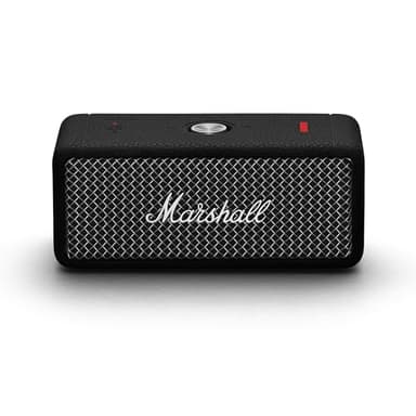 Marshall Emberton II Enceintes Bluetooth Portables, sans Fil, IP67 Résistant à la Poussière et à l'eau, Plus de 30 Heures de Lecture, Charge Rapide - Noir & Acier