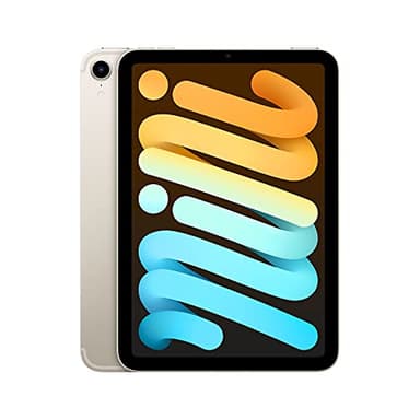 Apple 2021 iPad Mini (8.3-Pouces, Wi-FI + Cellulaire, 256 Go) - Lumière Stellaire (Reconditionné)