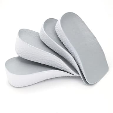 Semelles surélevées, Semelles intérieures augmentées et respirantes unisexes, Arch Support Height Increase Insoles, Augmenter la Hauteur, Douleurs Pieds Hommes et Femmes(3.5+2.5cm)