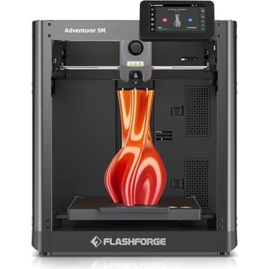FLASHFORGE Adventurer 5M Imprimante 3D, Complet Calibrage-Auto Imprimer, 1-Clic Max 600mm/s Vitesse, Tous-Métal CoreXY Structure Impression Précise, Entretien Facile Buse, Imprimer Taille220x220x220mm