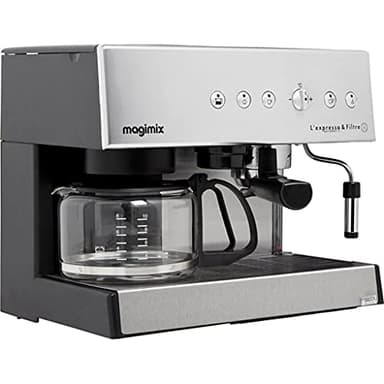 MAGIMIX Combiné Expresso 11423 Chrome Mat