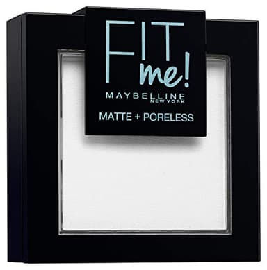 Maybelline New-York - Poudre Compacte Fit Me Matte & Poreless - Peaux normales a grasses - 90 Teinte Universelle - 9 g - Lot de