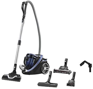 Rowenta Silence Force Cyclonic Animal Care Pro Aspirateur sans sac, Bac 2,5 L, Silencieux, Performant, Ergonomique, Fabriqué en France RO7691EA, Bleu Intense