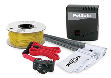 PetSafe - Système de Clôture Anti-Fugue avec Fil pour Chien de Plus 3,6 Kg – 4 Niveaux de stimulations - Tous Types de Jardin (jusqu'à 0.13 Hectares) - Imperméable - Facile à Installer