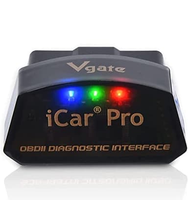 Vgate iCar Pro Valise Diagnostic Auto OBD2 Bluetooth 4.0 (BLE) Scanner OBD2/Lecteur de Code OBDII Elm 327 V 2.3 pour système Android/iOS, Compatible avec App Torque