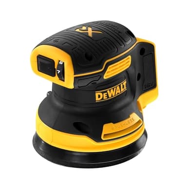 DEWALT - Ponceuse excentrique sans fil XR 18V Brushless, 125mm, Unité nue, DCW210N-XJ
