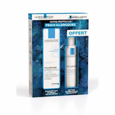 La Roche-Posay Tolériane Dermallergo Fluide 40 ml + Dermo-Nettoyant 50 ml Offert