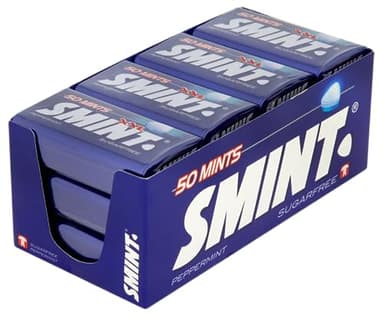 Smint Menthe poivrée Étain 50 Count (Pack of 12)