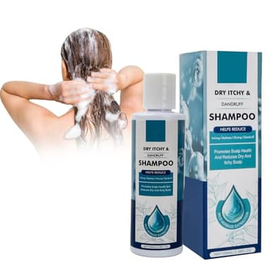 Shampoing pour Folliculite Séborrhéique Anti-pellicule, Shampoo Délicat et Utile en Cas de Psoriasis et de Dermatite du Cuir Chevelu Shampooing Antipelliculaire Soulagement des Démangeaisons