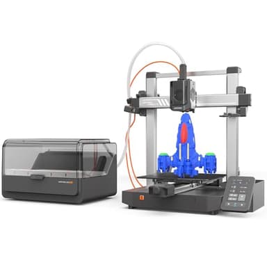 Anycubic Kobra 3 V2 Combo Imprimante 3D, Intelligente Multicolore Impression, 600 mm/s Haute Vitesse, Auto Nivellement Imprimer, Nouvelle Technologie de Buse, Taille d'impression 255 * 255 * 260mm