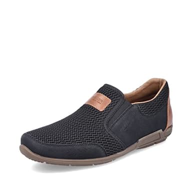 Rieker Chaussures à Enfiler pour Homme 09069, Noir 00., 42 EU