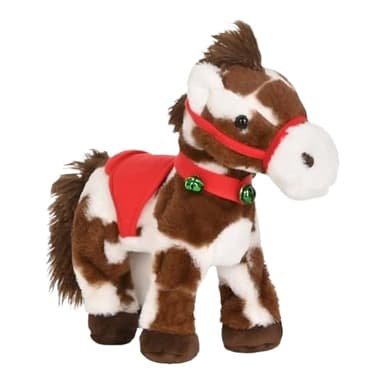 Cheval en Peluche Électrique, Cheval Chantant Interactif, Jouet Animal Électrique Réaliste pour , Figurines d'animaux en Peluche Douces pour Garçons Et Filles, Anniversaire