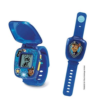 VTech - Pat Patrouille - La Montre-Jeu Interactive de Chase, Montre Enfant Multifonction - Version FR