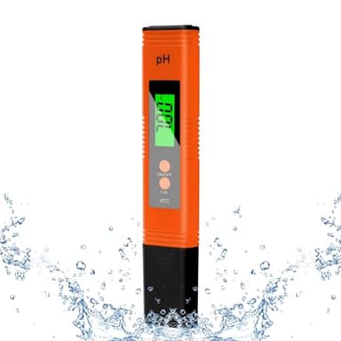 Flintronic 4 en 1 PH Mètre Numérique, Testeur pH Mètre 4 en 1, pH-mètre avec Écran LCD, résolution Haute précision 0,01, Testeur de qualité de l'eau pour eau Potable, Piscine, Hydroponie
