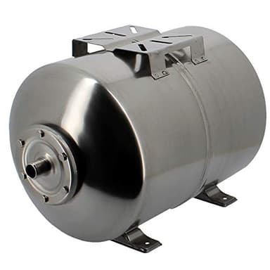 GT Market Réservoir Pression à vessie Horizontal en INOX - 50 litres