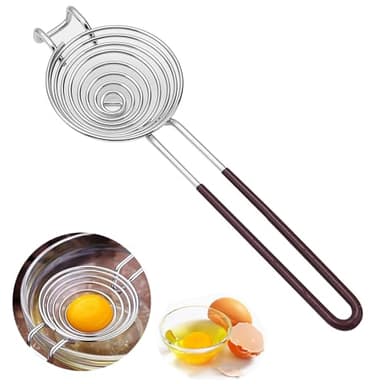 Séparateur de Jaune D'oeuf,Séparateur D'oeufs en Acier Inoxydable Egg Séparateur de Blancs Et Jaunes D'oeufs Egg Separator with Handles pour l'outil de Cuisson des Gadgets de Cuisine