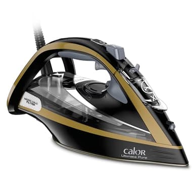 Calor Ultimate Pure Fer à repasser vapeur, 3000 W, Filtre Micro Calc, Fonction pressing 260 g/min, Débit vapeur 60 g/min FV9839C0