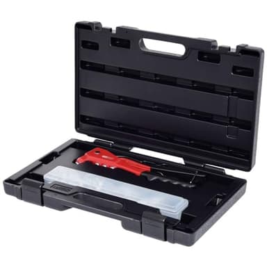 KS TOOLS 150.9520 - Coffret Pince à Rivets + Rivet - Pour rivets 2,4-3,2-4,0-4,8 mm - Couleur Rouge