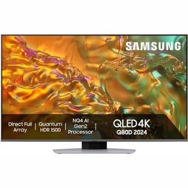 Samsung Q80D QE50Q80DAT 127 cm (50") 4K Ultra HD Smart TV WiFi Argent