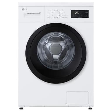 LG F94N15WHS Lave-linge Frontal - 9 kg - 1400 tr/min - Vapeur Steam™ - Moteur Smart Inverter - Top Amovible - Connectivité ThinQ - Efficacité Énergétique A
