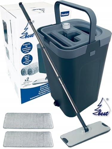 Balai serpillère 3 chambres 2 inserts compacts sépare l'eau sale propre Best