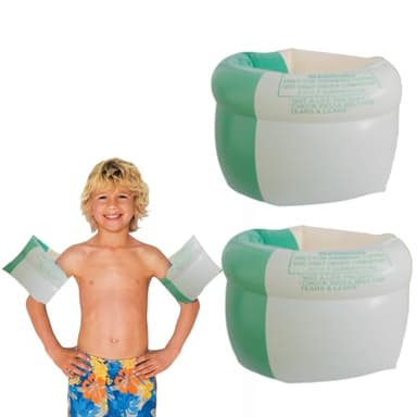 OHREN 1 Paire d'aides à la Natation pour Les Tout-Petits Ailes d'eau, Aides à la Natation gonflables et rembourrées pour Apprendre à Nager (1-6 Ans, 0-30 kg)