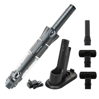 INVICTUS ONE 3.0-MYBO TV, Aspirateur à Main sans Fil 11 pièces-sans Sac-Ultra léger pour la Maison et la Voiture Silencieux Rechargeable-Puissant, Léger, Silencieux-Batterie Longue Durée, Noir
