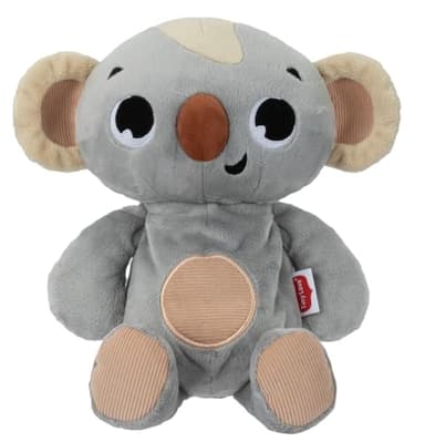 Tiny Love Koala Mon copain câlin, Peluche Bébé, 0+ Mois, Veilleuse Peluche qui Respire avec Mouvement Apaisant, Musique, Bruits Blancs et Lumières, Recharge USB-C, Doudou Bébé, Collection Boho Chic