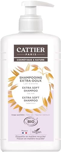Cattier shampooing extra doux usage quotidien 1 litre