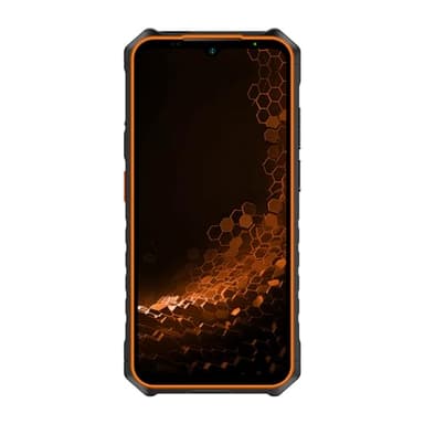 Smartphone Hammer Iron V sans contrat Robuste, étanche, Double SIM, Batterie puissante 6320 mAh, caméra 50 Mpx avec capteur de Vision Nocturne Orange ​