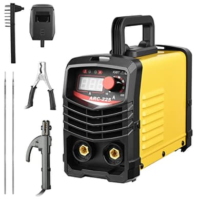 Hlieeosfcn 300A Poste à souder, Soudeuse à électrodes,Soudeuse à l'arc Inverter MMA Soudage électriques Soudure Portable Avec écran, Appareil pour débutants,Soudeuse électrique